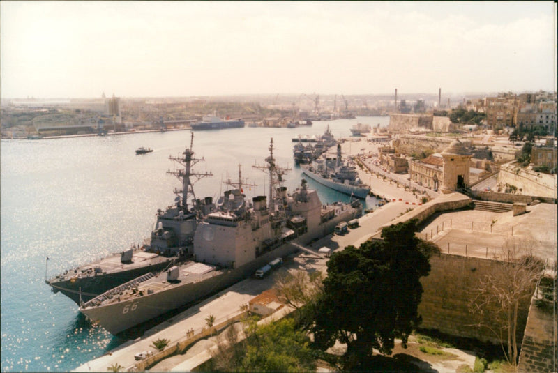 Grand Harbour - Vintage Photograph