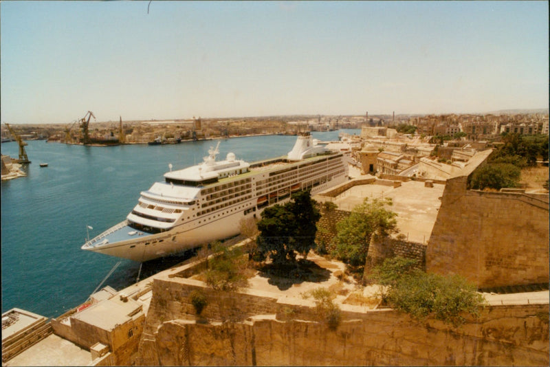 Seven Seas Mariner on maiden voyage - Vintage Photograph