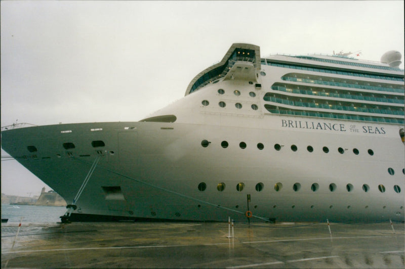 Brilliance of the Seas cruise liner - Vintage Photograph