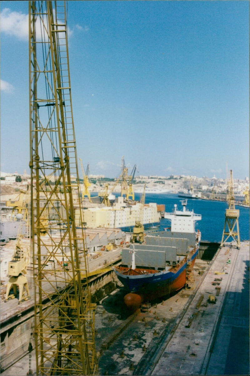 Shipyards - Vintage Photograph