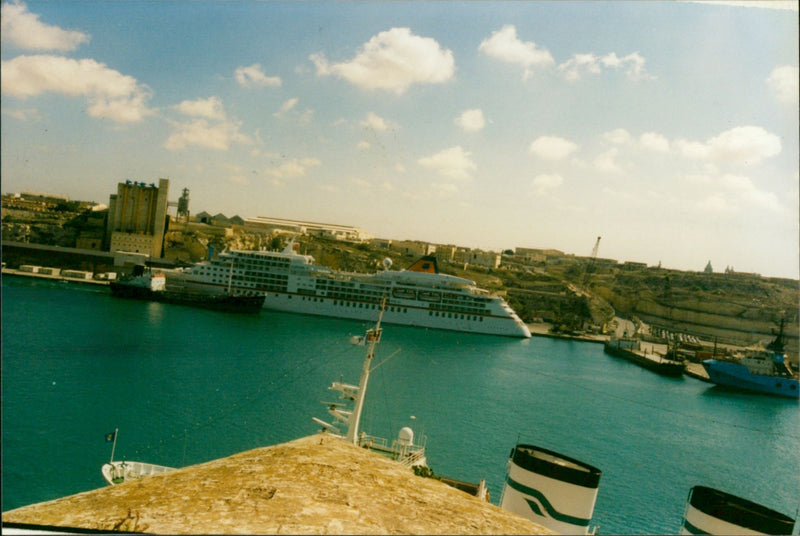 Cruise Liners - Vintage Photograph