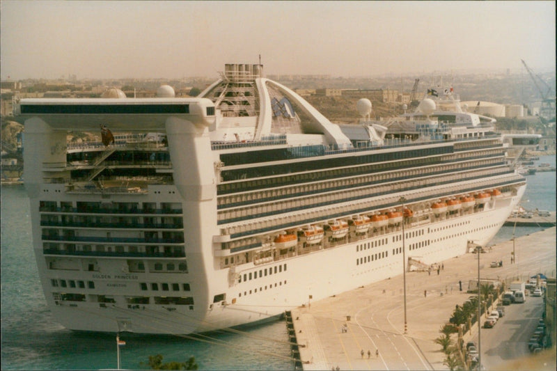 Golden Princess Hamilton Cruise liner - Vintage Photograph