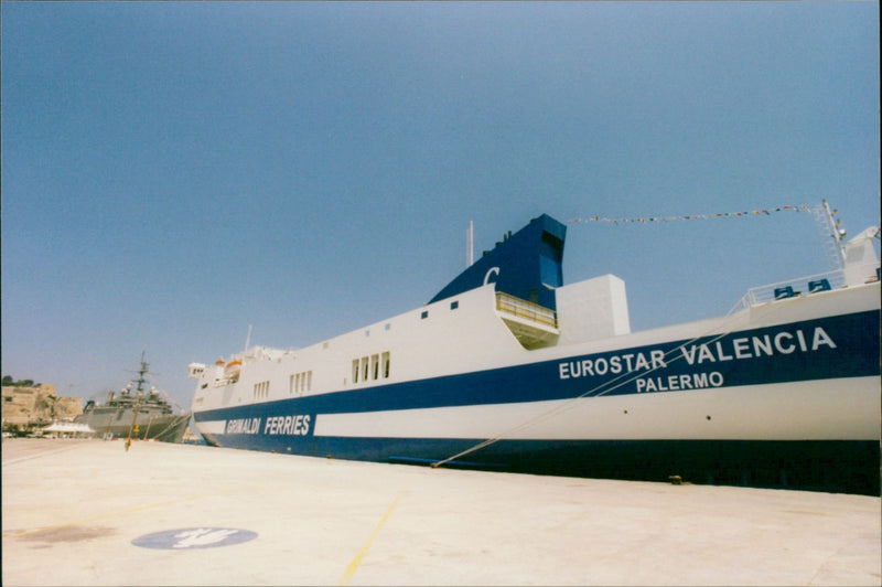 EUROSTAR VAL PALERMO 1 GRIMALDI FERRIES GRIMALDI FERRI
AN --... 11JUL23 A. N. - Vintage Photograph