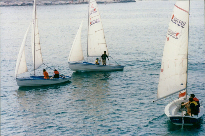 SEILING CLUBS SUNSAIL - Vintage Photograph