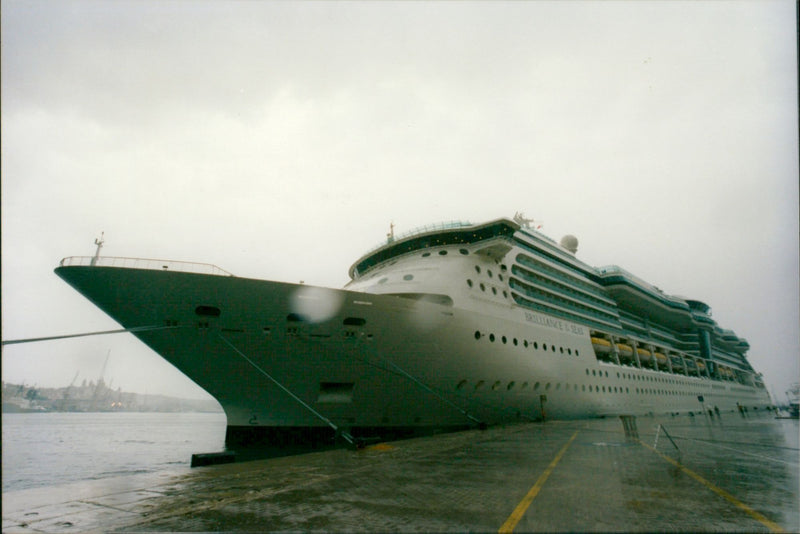 Brilliance of the Seas cruise liner - Vintage Photograph