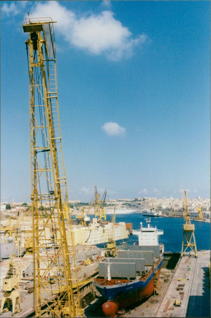 Shipyards - Vintage Photograph