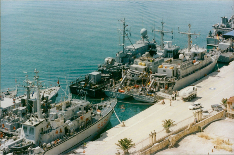 A Nato Flotilla in Grand Harbour - Vintage Photograph