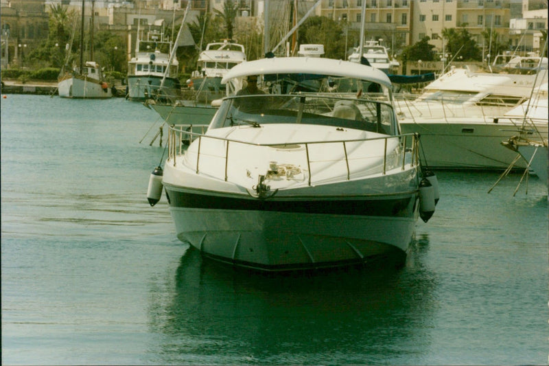 Luxury Yacht - Vintage Photograph