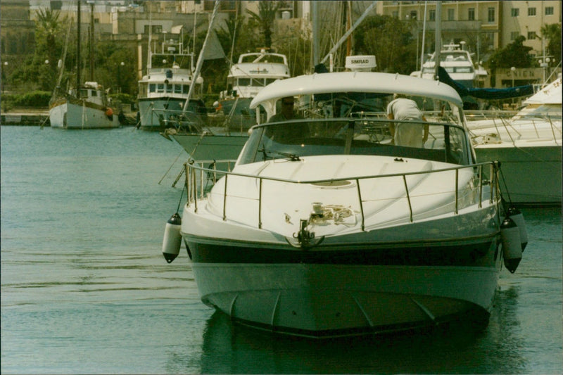 Luxury Yacht - Vintage Photograph