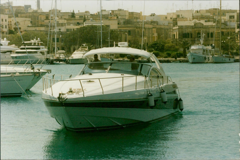 Luxury Yacht - Vintage Photograph