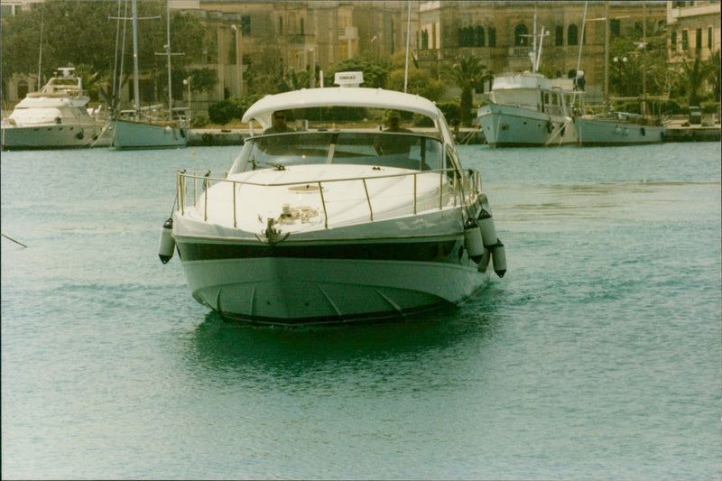 Luxury Yacht - Vintage Photograph