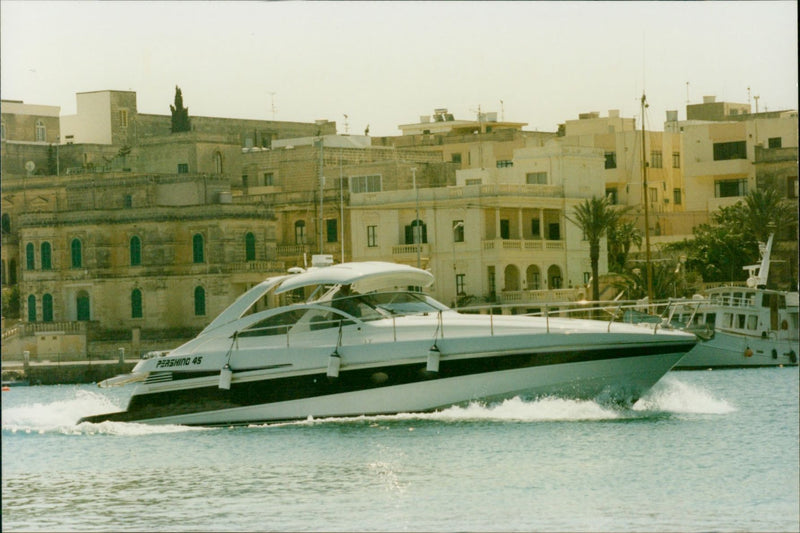 Luxury Yacht - Vintage Photograph