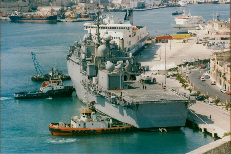 USS La Salle. - Vintage Photograph