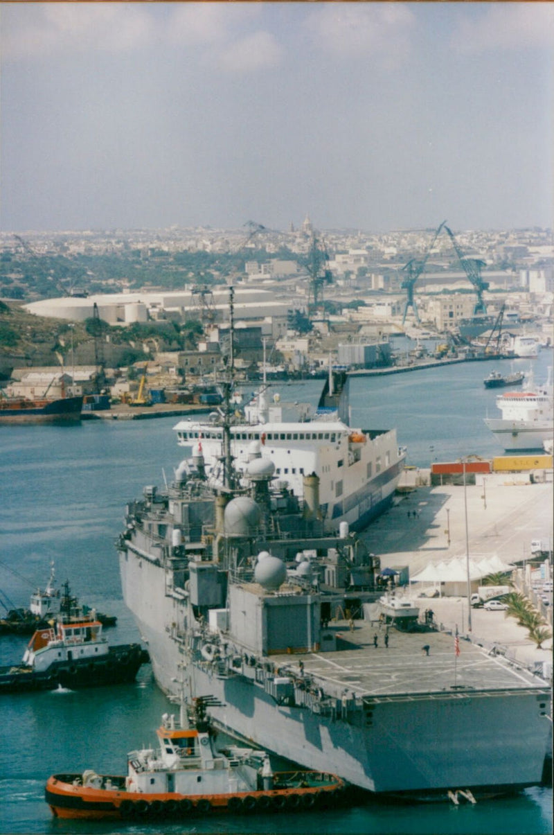 USS La Salle. - Vintage Photograph