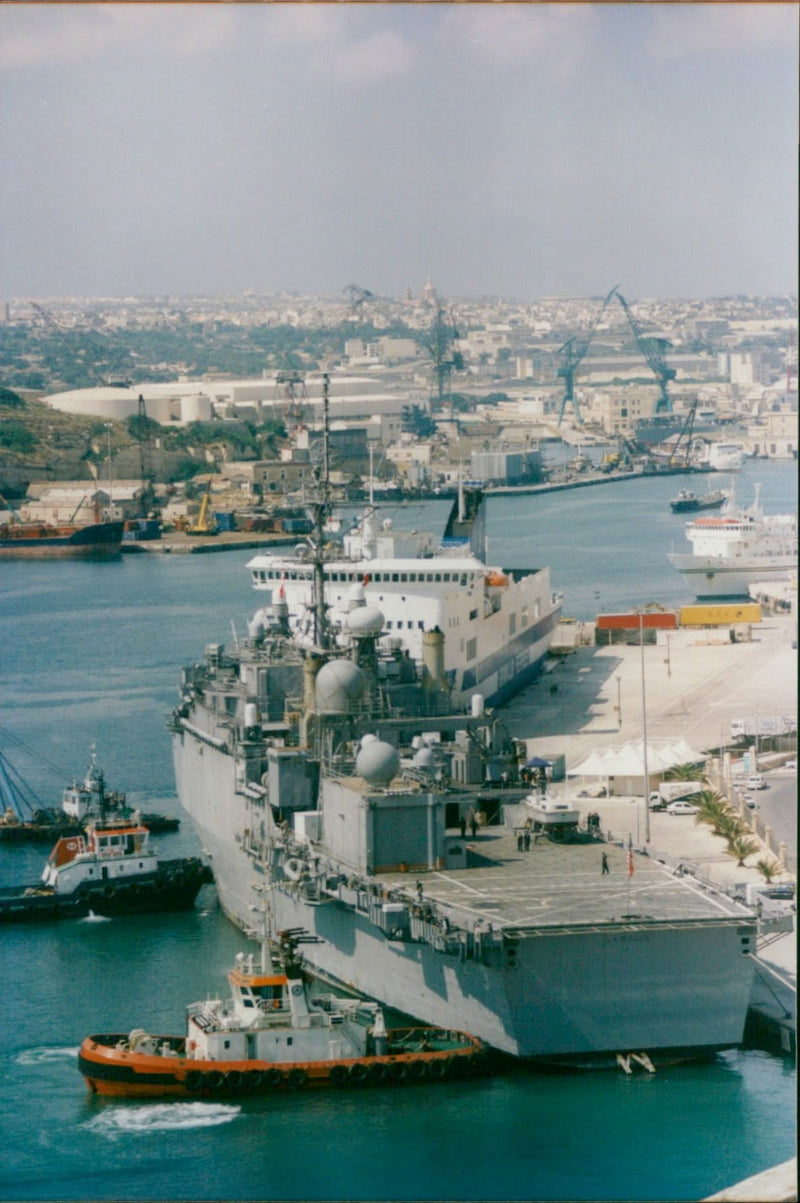 USS La Salle. - Vintage Photograph