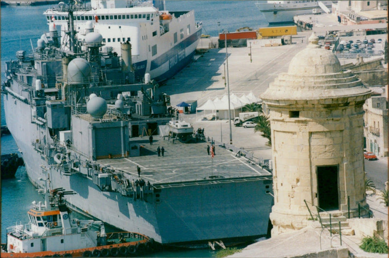 USS La Salle. - Vintage Photograph