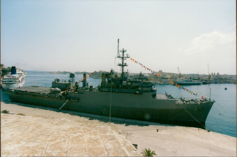 USS La Salle. - Vintage Photograph