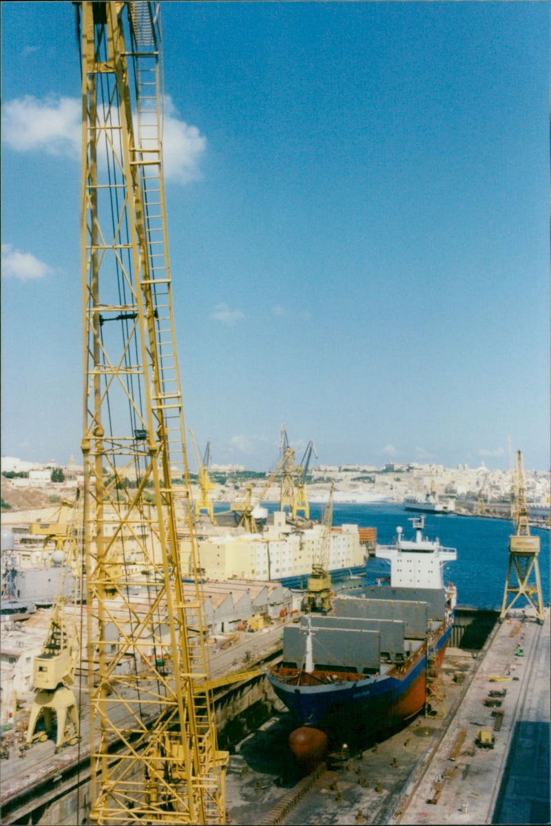 Shipyards - Vintage Photograph