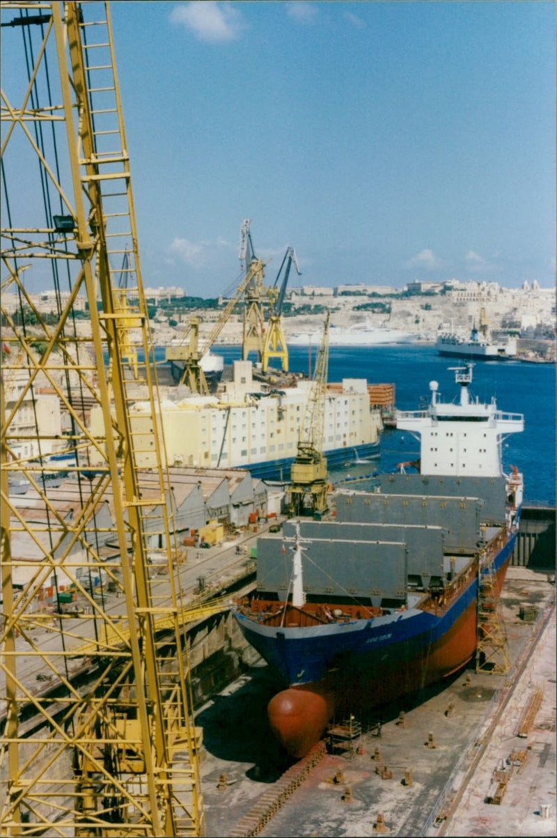 Shipyards - Vintage Photograph