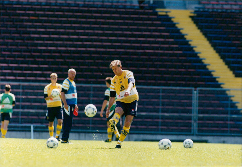 Roland Nilsson football - Vintage Photograph