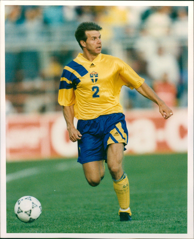 Football player Roland Nilsson - Vintage Photograph