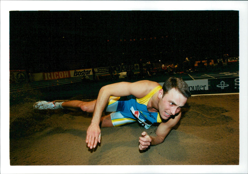 Mattias Sunneborn athletics - Vintage Photograph