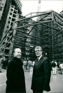 PLACE BUILDING PHOTO PRODUCTION WITTELSBACHERALLEE FRANK FILM - Vintage Photograph