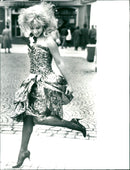 Model in a dress - Vintage Photograph