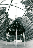 1989 PLACE BUILDING WITTELSBACHERALLEE FRANKFURT BANKKIO FILM - Vintage Photograph