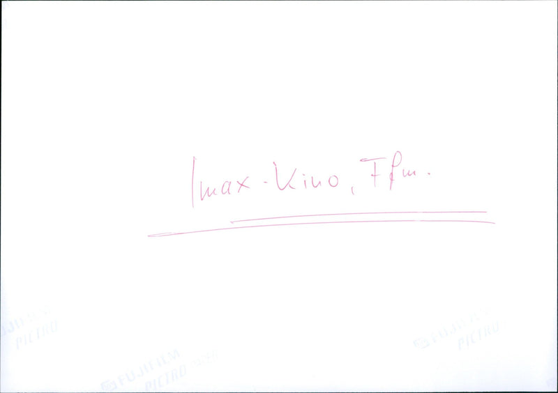 Imax cinema - Vintage Photograph