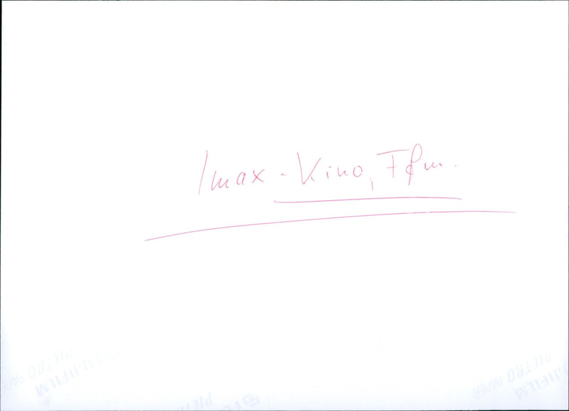 Imax cinema - Vintage Photograph