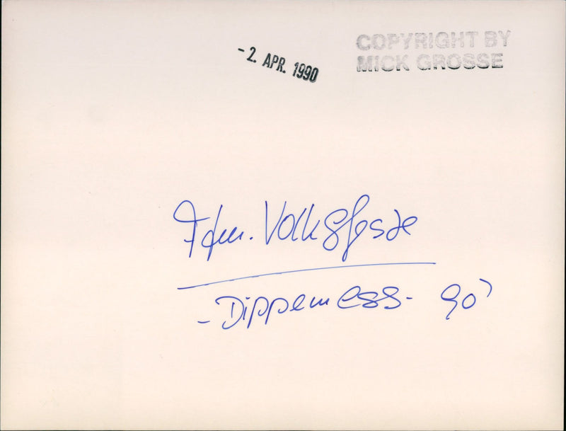 1990 VOLKSFEST DIPPEMESS ANNIVERSARY EDITION MAGAZ - Vintage Photograph