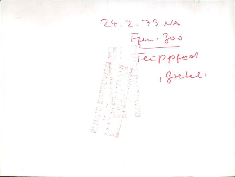 GRETEL AYSA OVU INTERNAL ZOO TIE JEODE AND MRS - Vintage Photograph