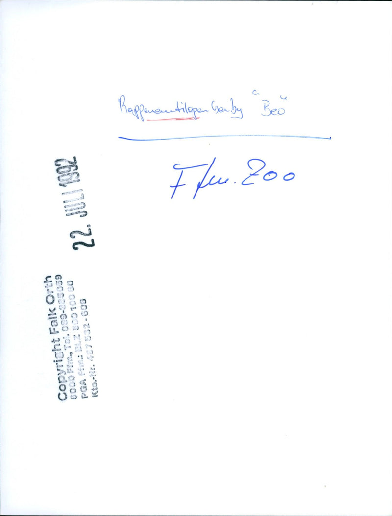 Sable antelope baby from the Frankfurt Zoo - Vintage Photograph