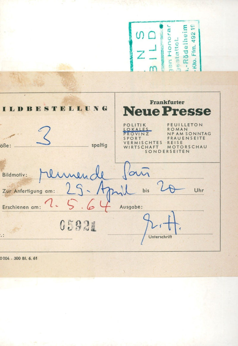 Goats and pot-bellied pigs - Vintage Photograph