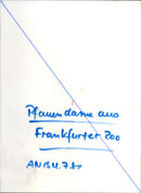 Lady peacock from Frankfurt Zoo - Vintage Photograph