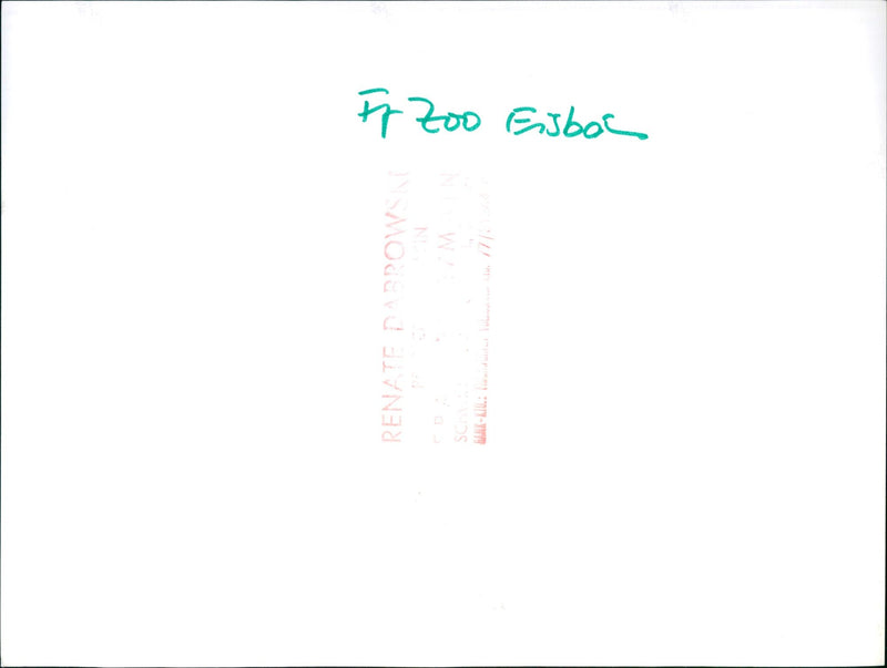 1996 Renate Dabrowski - Vintage Photograph