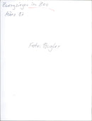 Pygmy goats in the zoo - Vintage Photograph