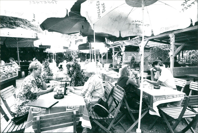 1992 Gastronomy in Frankfurt - Vintage Photograph