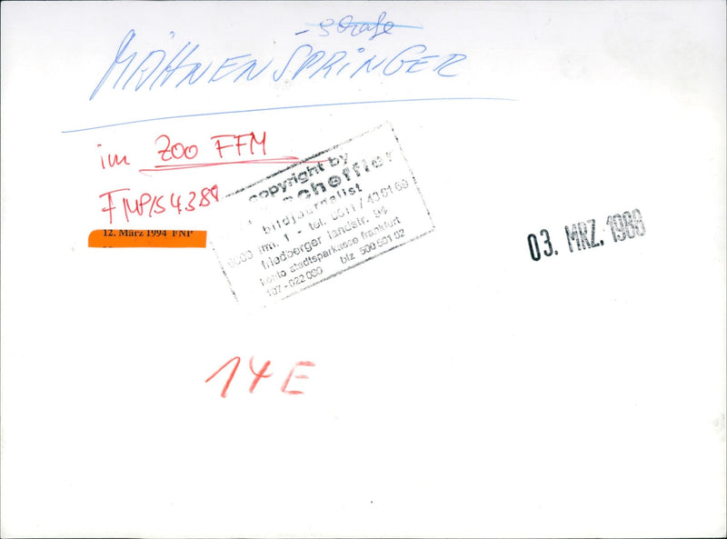 Maned jumpers in the Frankfurt Zoo - Vintage Photograph