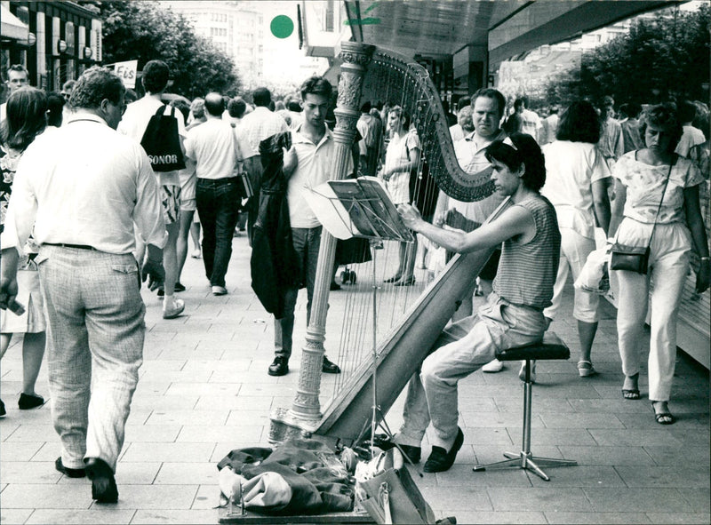 1988 Street Music Association Frankfurt - Vintage Photograph