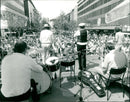 1983 NAGLATS MUSICIANS BARA PALM TOBACCO ZEIL EROFFE HOT JAZZ LAKES - Vintage Photograph