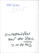 1990 ZEIL THANKSGIVING ELM CERE - Vintage Photograph