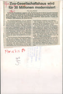 Model of the Frankfurt Zoo Society House - Vintage Photograph