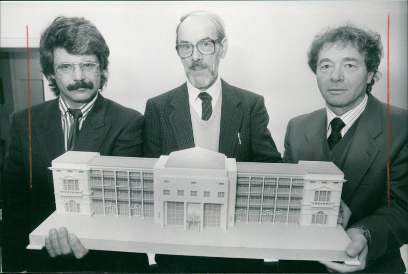 Model of the Frankfurt Zoo Society House - Vintage Photograph