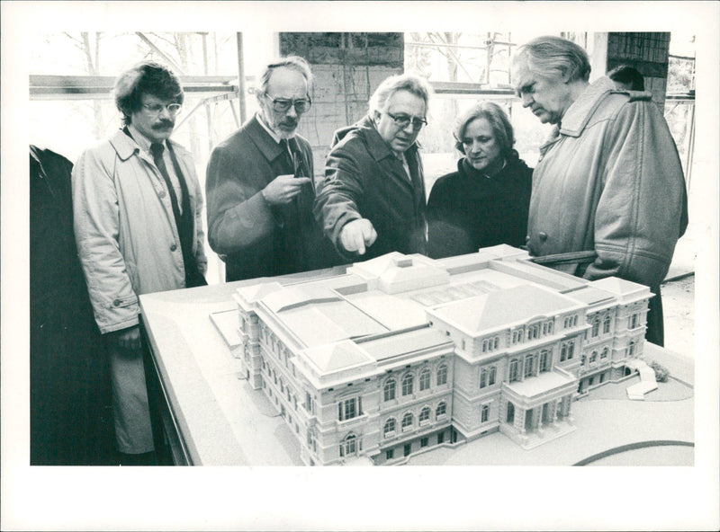 Model of the Frankfurt Zoo Society House - Vintage Photograph