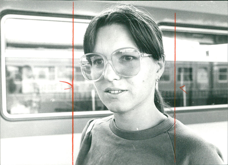 1984 Parking in Friedberg - Vintage Photograph