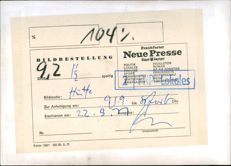 HAUSER HBBRUCHHAUSER GRAFSTR FEUILLETON LOCAL ROMAN PROVINCE - Vintage Photograph