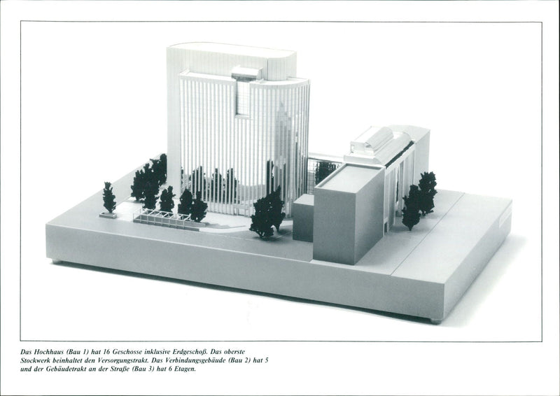 Building model - Verlagsgruppe Deutscher Fachverlag - Vintage Photograph