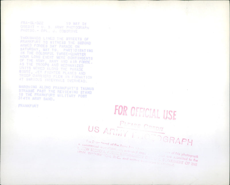 Americans in Frankfurt - Vintage Photograph